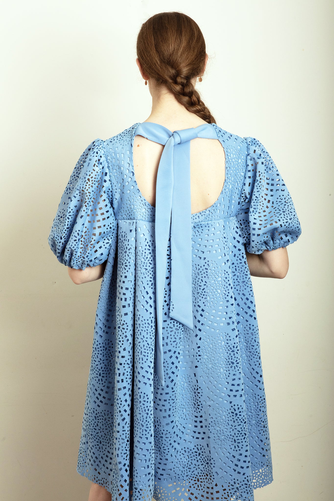 Lasercut Trapeze dress