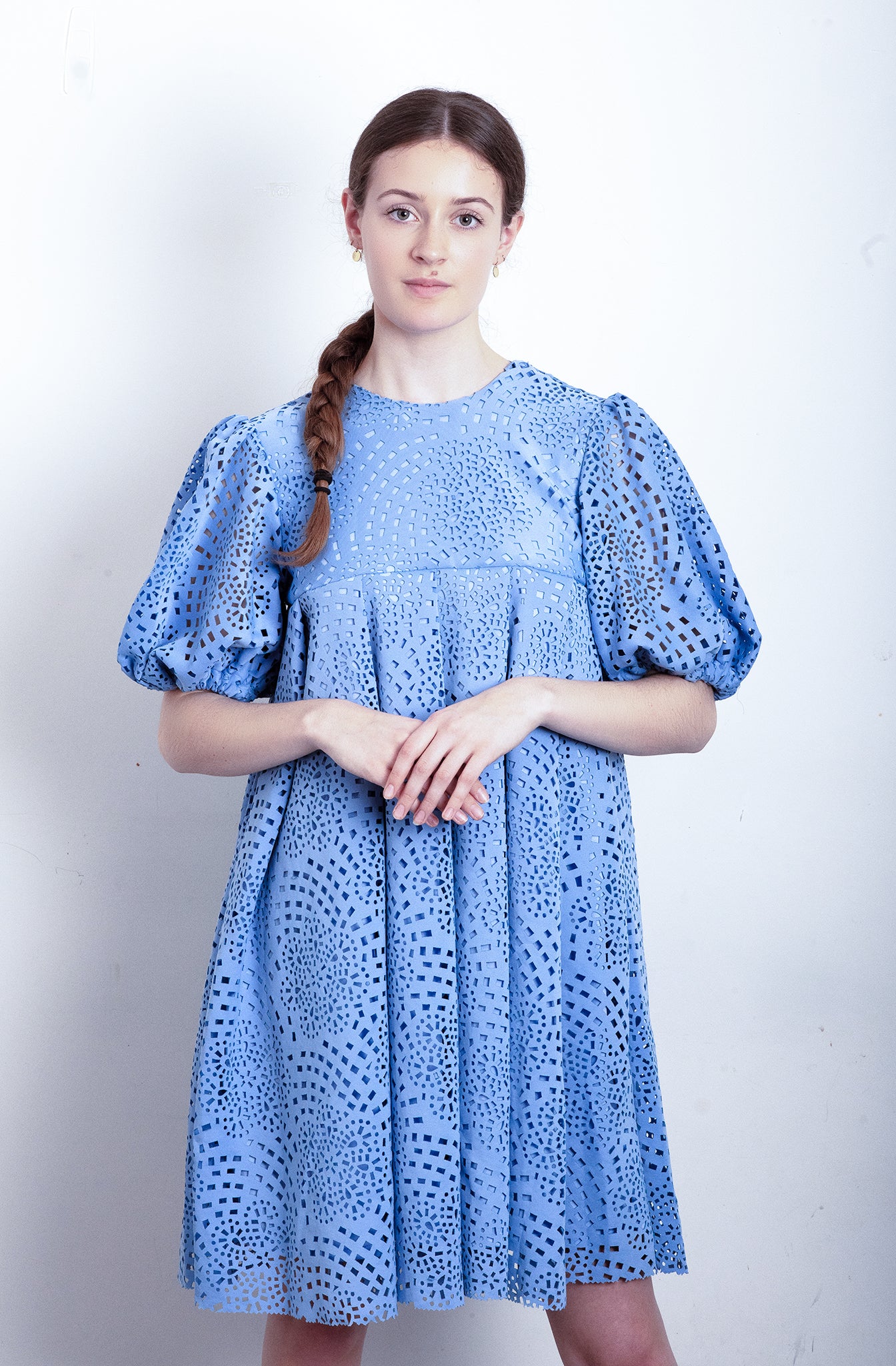 Lasercut Trapeze dress