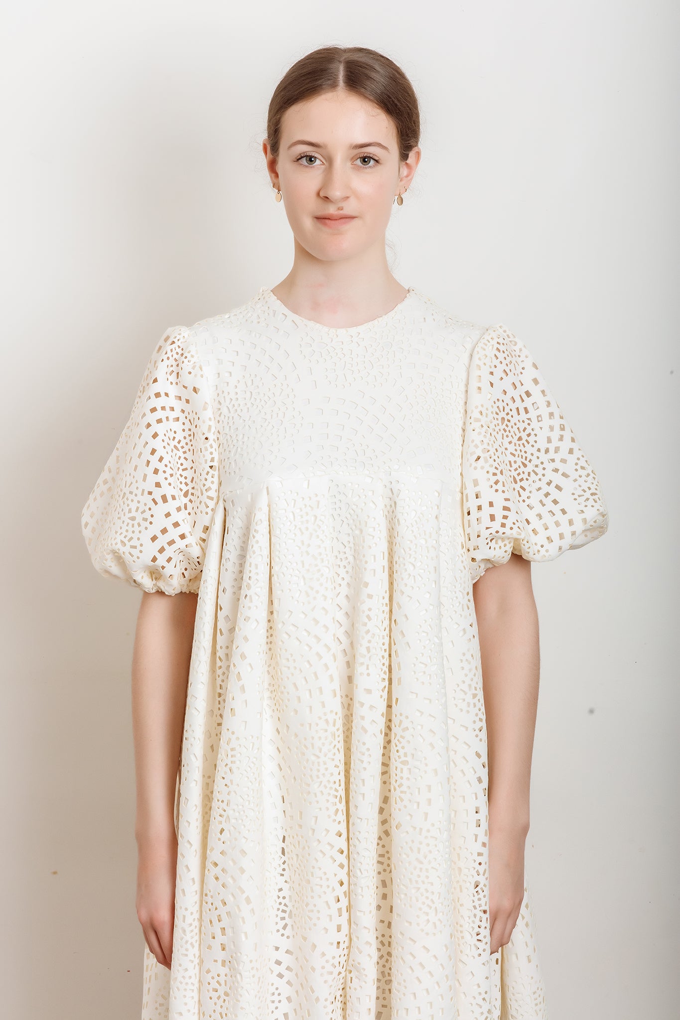 Lasercut Trapeze dress