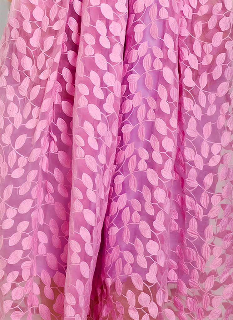 Embroidered  organza dress